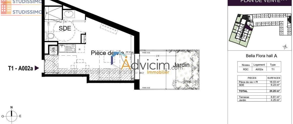 Studio 24m² La Chapelle-Saint-Mesmin - DPE B, lumineux - Photo 3