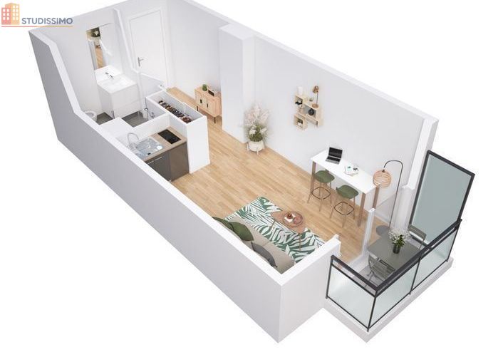 Studio 20m² Saint-Jean-de-la-Ruelle - EVOLIA - Photo 6