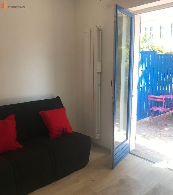 Studio meublé 18m² Villeurbanne Grand-Clément - Terrasse, refait à neuf - Photo 2