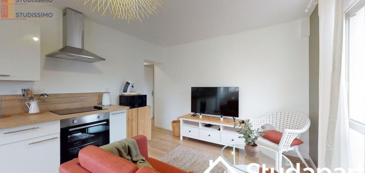 Studio meublé 12m² Rouen 76100 - Meublé, DPE A - Photo 2
