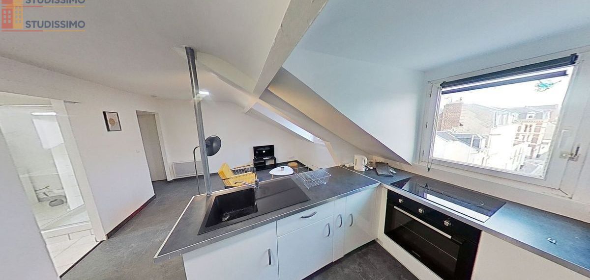 Studio 26m² Le Havre - Meublé, 3e étage - Photo 27