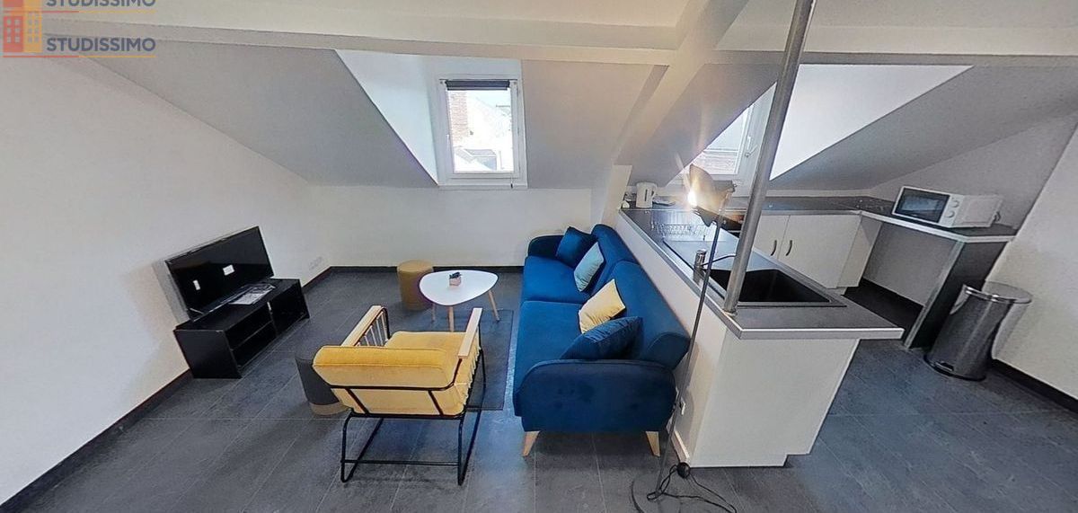 Studio 26m² Le Havre - Meublé, 3e étage - Photo 12
