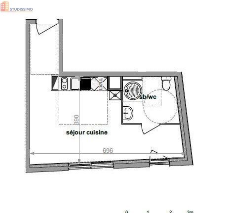 Studio 27m² Darnétal - DPE B - Photo 2