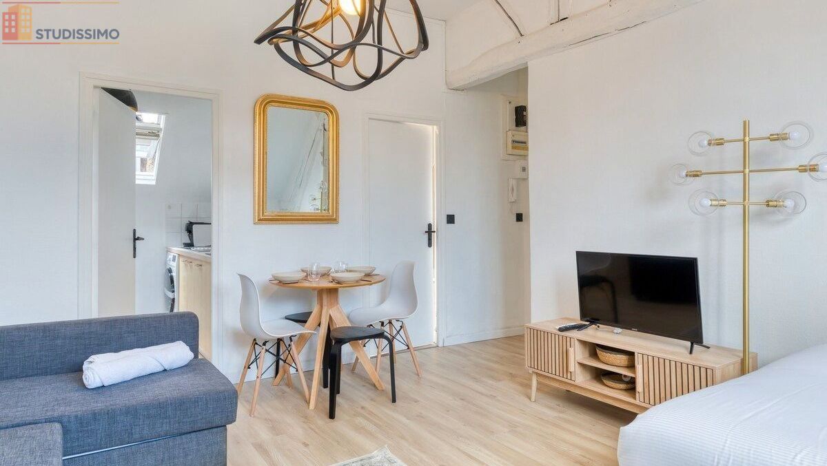 Studio 26m² Rouen centre - Meublé, dernier étage - Photo 5