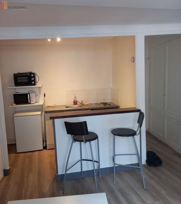 Studio meublé 26m² Rouen centre - Proche gare, lumineux - Photo 1