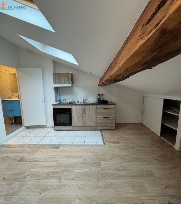 Studio meublé 26m² Lyon 4e Croix-Rousse - Lumineux, dernier étage - Photo 2