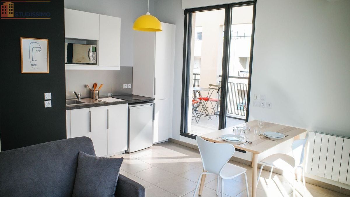 Studio meublé 30m² Lyon 7e - Dernier étage, terrasse 13m² - Photo 2