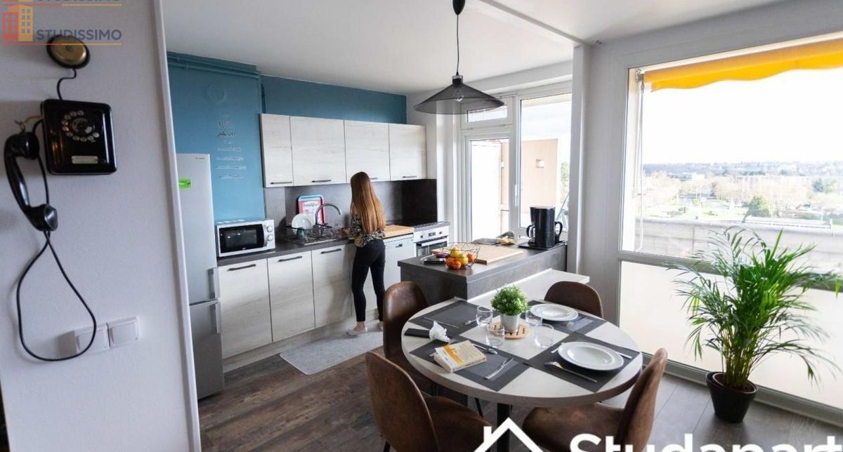 Studio meublé 10m² Mont-Saint-Aignan - Lumineux, 9e étage - Photo 1