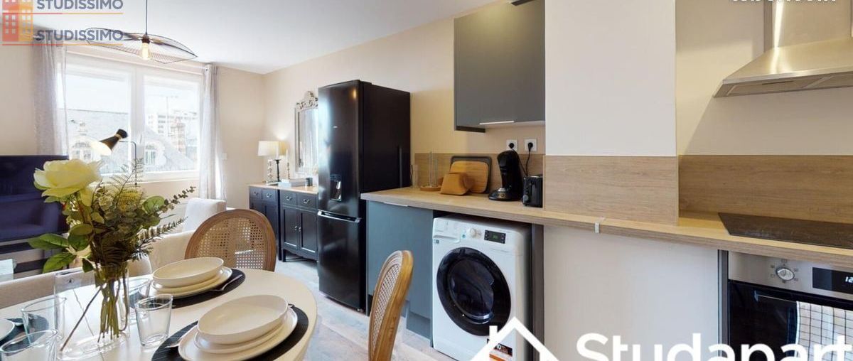 Studio meublé 11m² Rouen 76000 - Meublé, DPE A - Photo 7
