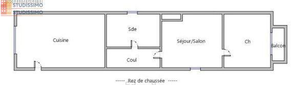 Studio 39m² Chalonnes-sur-Loire - Aucun élément caractéristique - Photo 3