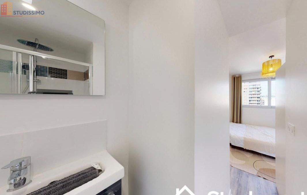 Studio meublé 11m² Rouen centre - Lumineux, DPE A - Photo 1