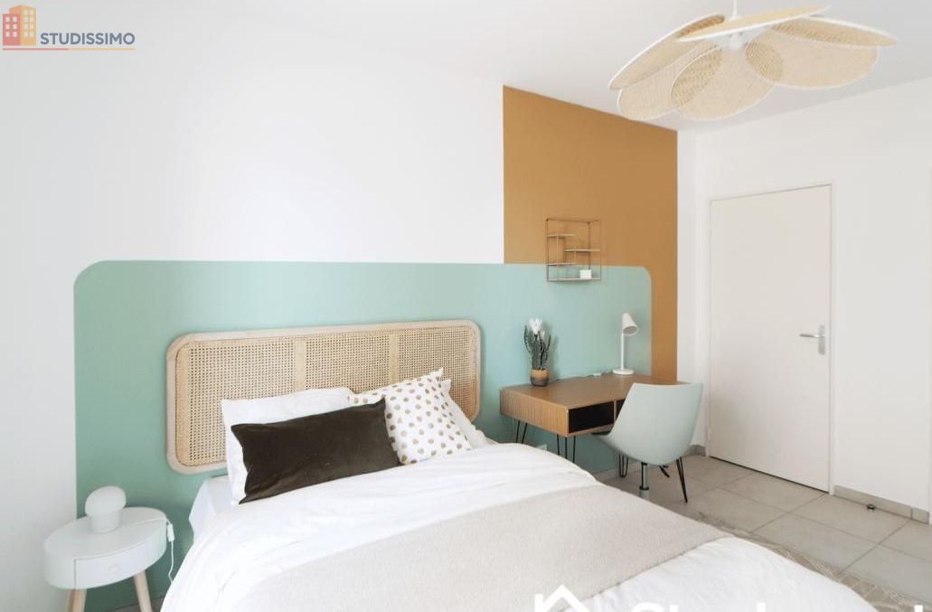 Studio meublé 9m² Villeurbanne - Meublé, DPE A - Photo 2