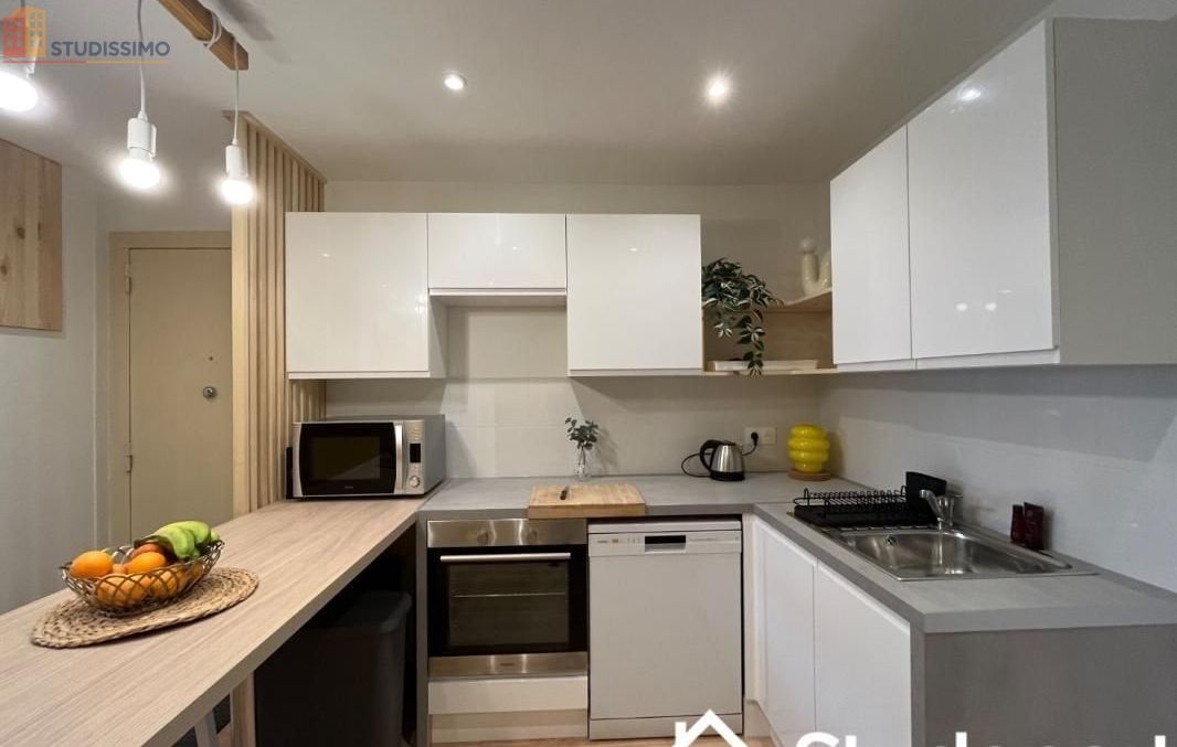 Studio meublé 10m² Bron - Lumineux, 8e étage - Photo 1