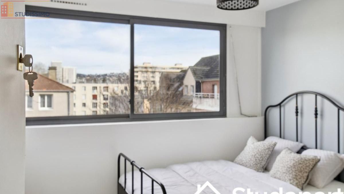 Studio meublé 26m² Rouen 76100 - Lumineux, 5e étage - Photo 2