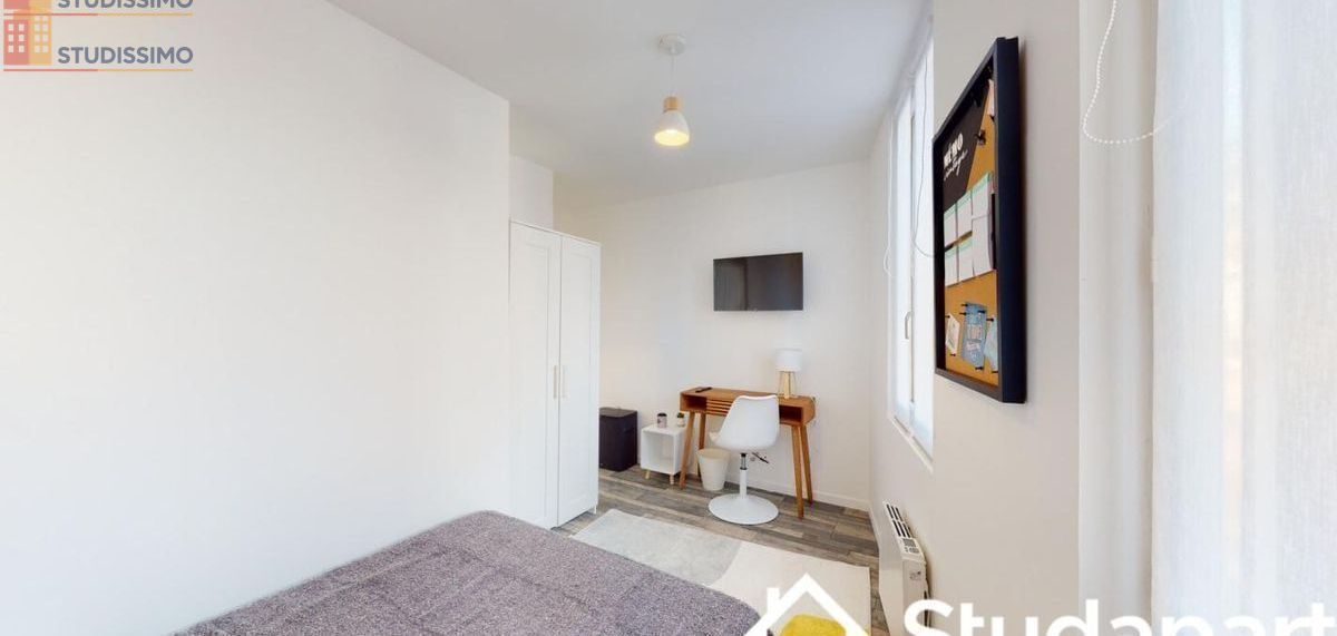 Studio 10m² Rouen 76100 - Meublé, DPE A - Photo 1