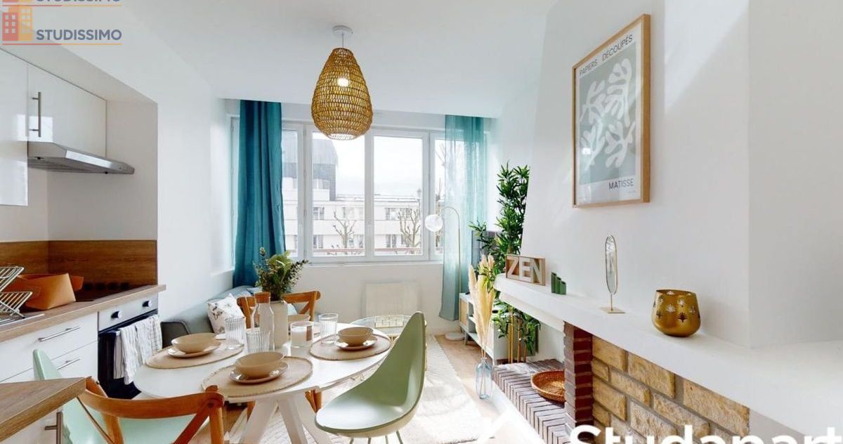 Studio meublé 12m² Rouen 76000 - Lumineux - Photo 6