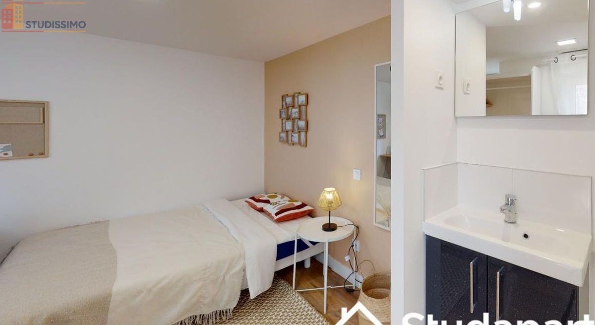 Studio meublé 12m² Rouen 76100 - DPE A, calme - Photo 1