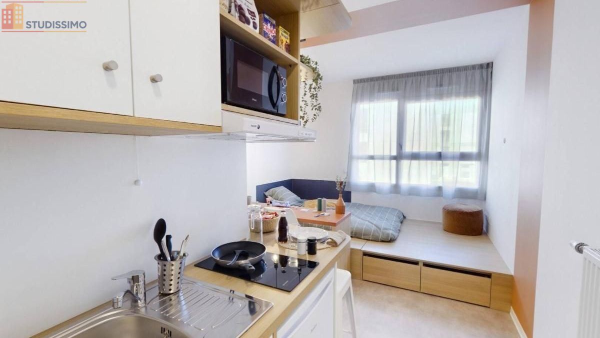 Studio meublé 18m² Bron - Meublé, lumineux - Photo 2