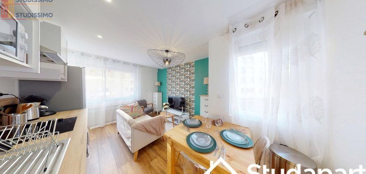 Studio meublé 11m² Rouen 76100 - Meublé, DPE A - Photo 2