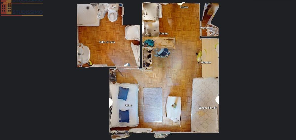 Studio meublé 19m² Sotteville-lès-Rouen - Meublé, DPE C - Photo 12