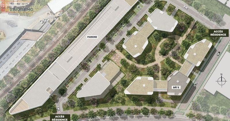 Studio 39m² Angers 49000 - Résidence Les Jardins d'Amytis - Photo 2