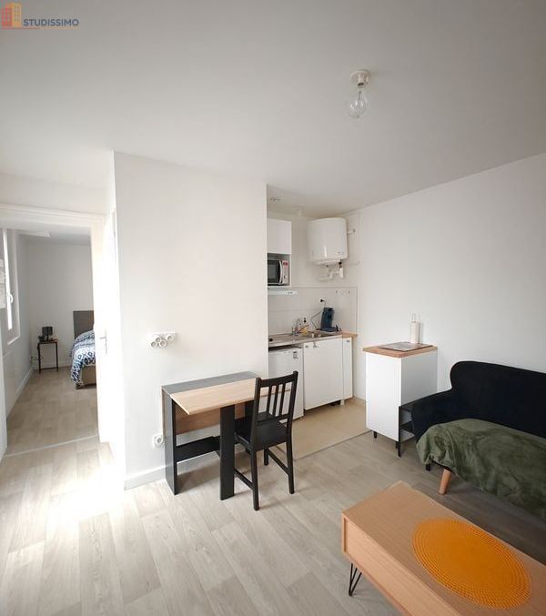 Studio meublé 28m² Rouen 76100 - Équipé, charges incluses - Photo 4
