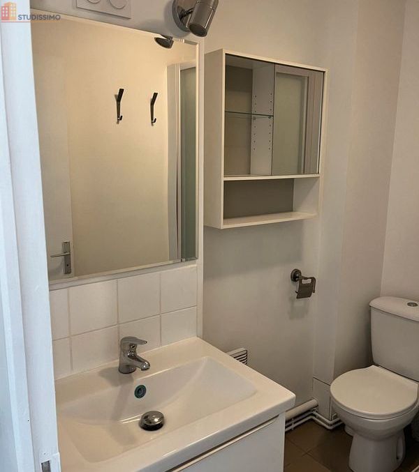 Studio meublé 23m² Rouen Pasteur - Équipé, lumineux - Photo 3