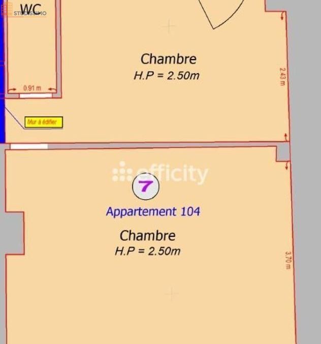 Studio 36m² Cherbourg-en-Cotentin 50100 - Photo 1