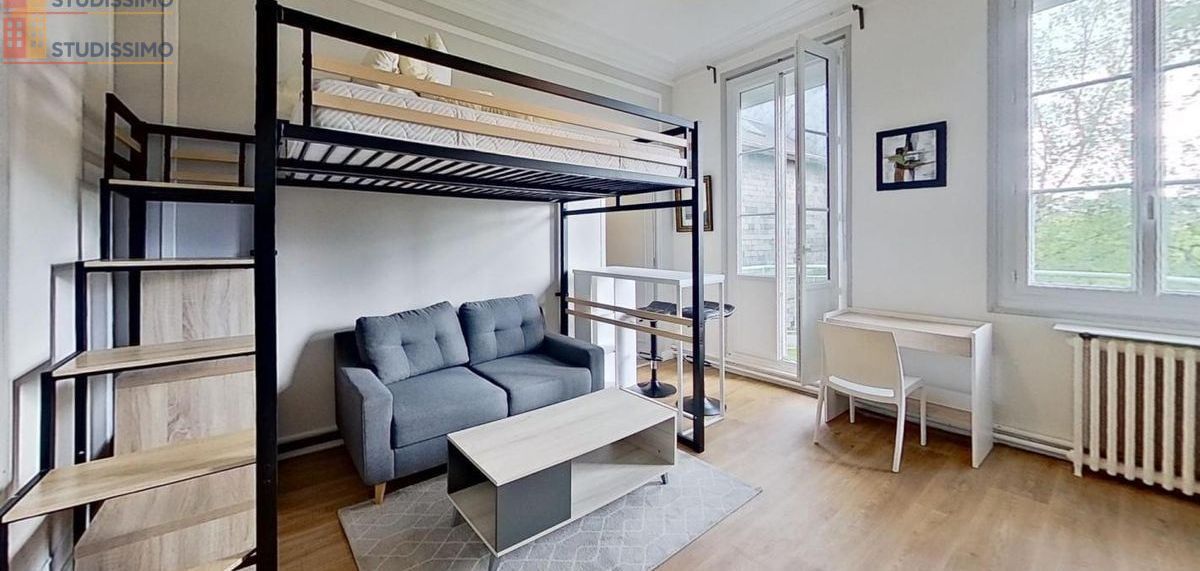Studio meublé 25m² Rouen 76000 - Meublé, DPE D - Photo 18