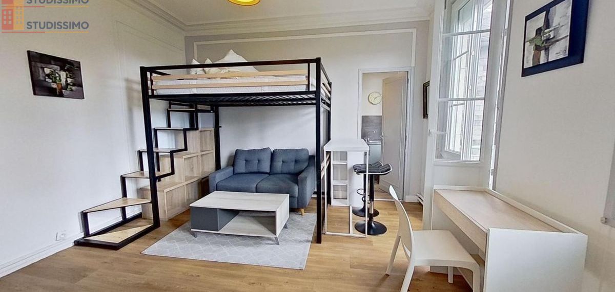 Studio meublé 25m² Rouen 76000 - Meublé, DPE D - Photo 19