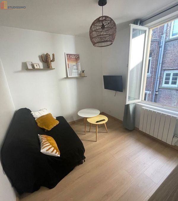 Studio meublé 18m² Le Havre - Refait à neuf, proche université - Photo 1