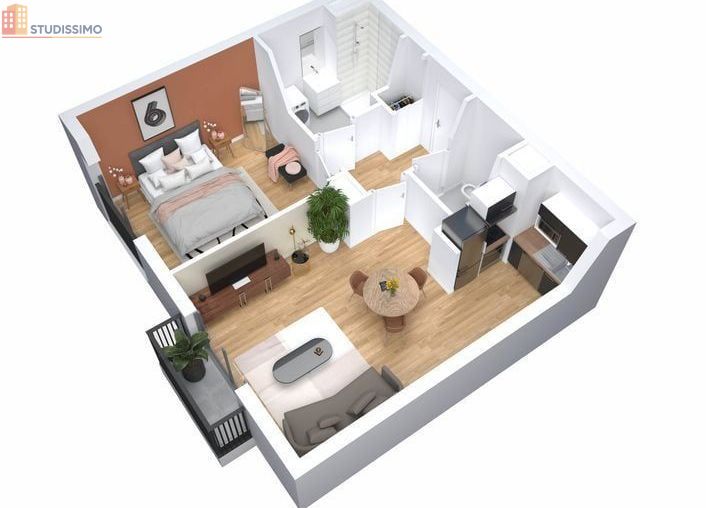 Studio 24m² Avranches - Delta - Photo 4