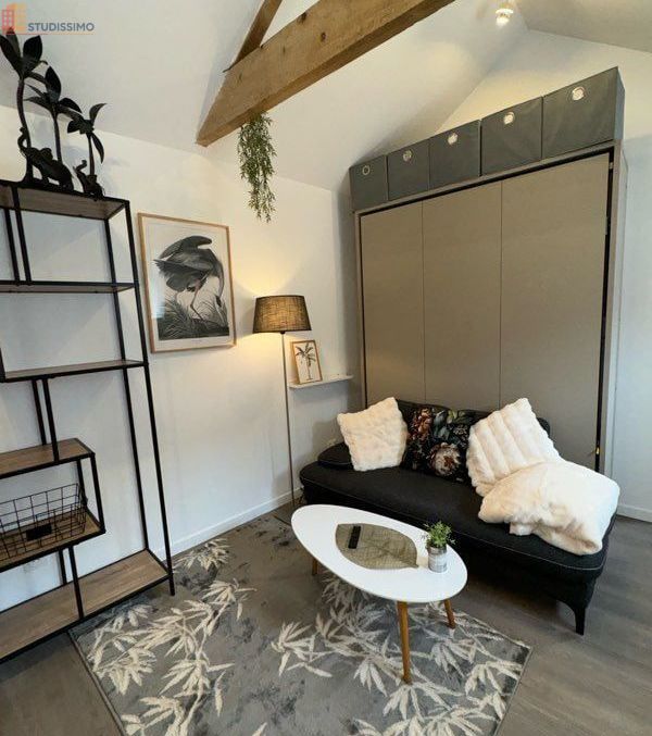 Studio meublé 27m² Rouen centre - Refait neuf, dernier étage - Photo 1