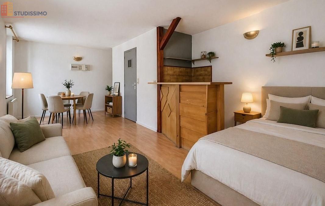 Studio 27m² Reims centre - Lumineux - Photo 3