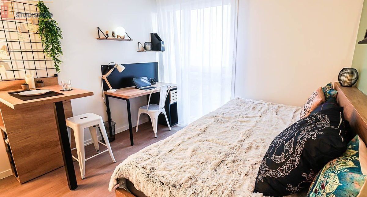 Studio meublé 17m² Rouen 76100 - Résidence étudiante, proche campus - Photo 5