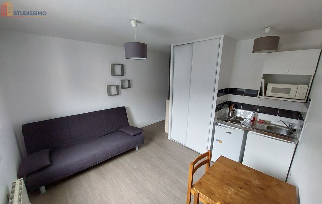 Studio meublé 19m² Rouen centre - Calme, lumineux - Photo 1