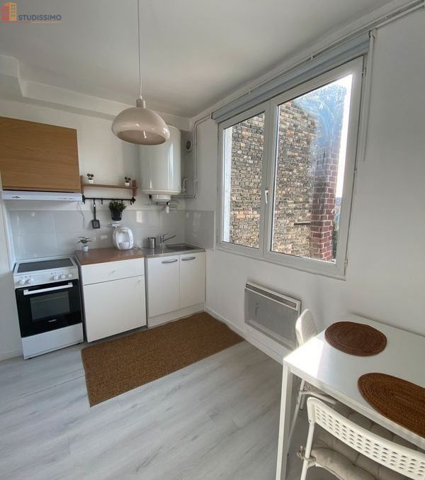 Studio meublé 24m² Le Havre 76600 - Lumineux, dernier étage - Photo 2