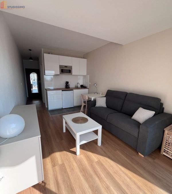 Studio 21m² Rouen 76000 - Meublé, terrasse - Photo 5