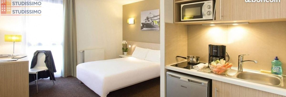 Studio meublé 22m² Le Havre 76600 - Meublé, 1 pièce - Photo 5