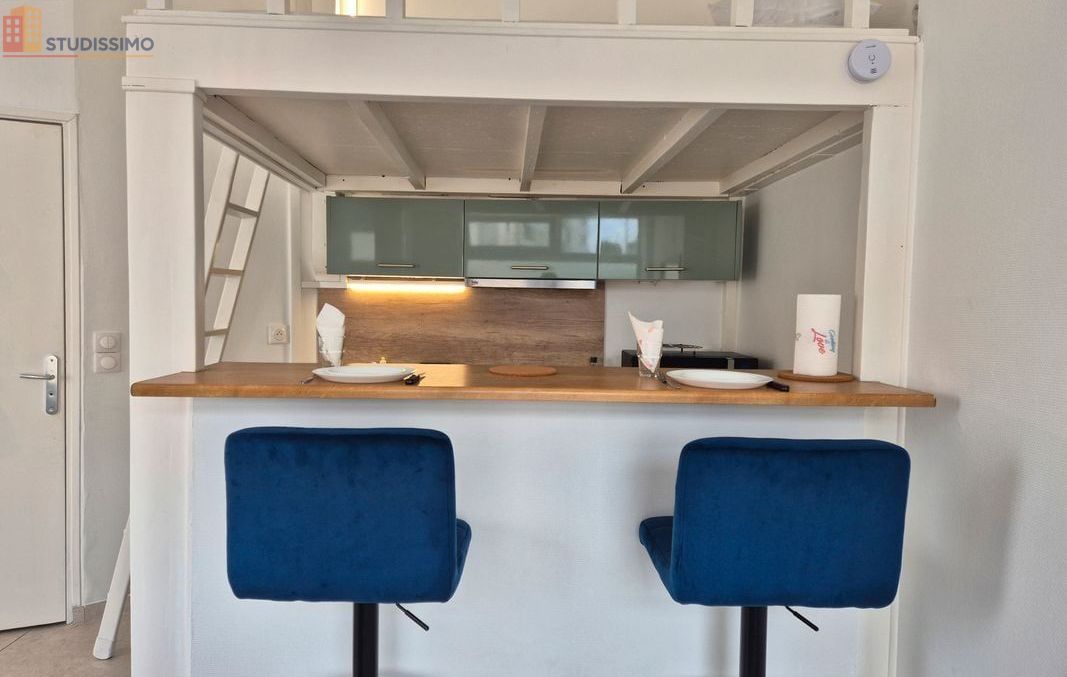 Studio 22m² Reims 51100 - Meublé, rue Anquetil - Photo 8
