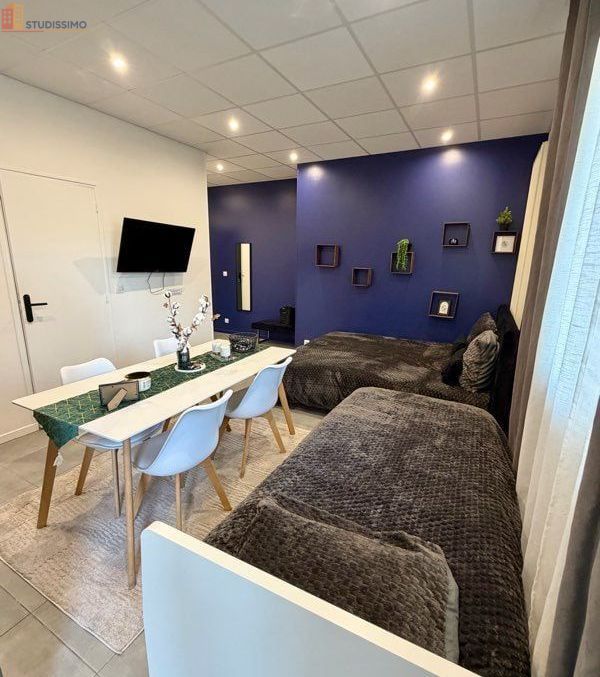 Studio meublé 33m² Lognes - Lumineux, terrasse - Photo 5