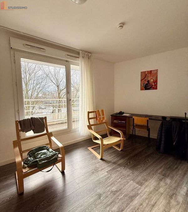 Studio 28m² Vandoeuvre-lès-Nancy - Meublé, loggia et parking - Photo 4