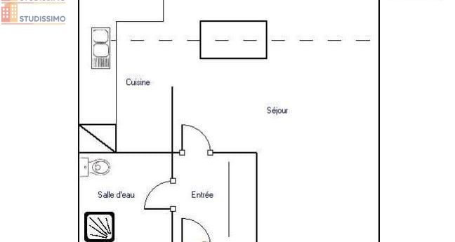 Studio 25m² Plaisir - 3e étage, DPE C - Photo 1