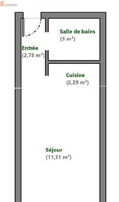 Studio 19m² Le Chesnay-Rocquencourt - 1 pièce - Photo 3