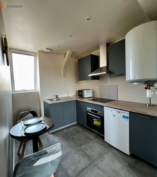 Studio meublé 33m² Mantes-la-Jolie - Rénové, meublé - Photo 2
