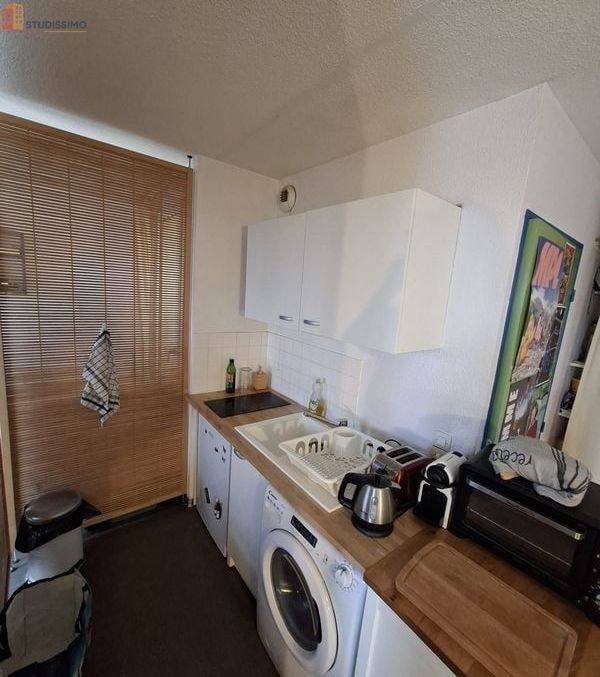 Studio meublé 29m² Guyancourt - Loggia, lumineux - Photo 2