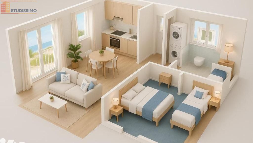 Studio 34m² Saint-Pierre-Quiberon - lumineux, proche plage - Photo 1