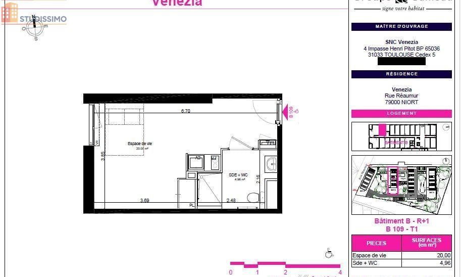 Studio 24m² Niort - Meublé, DPE B - Photo 10