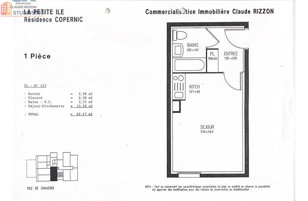 Studio 22m² Metz 57050 - Photo 3