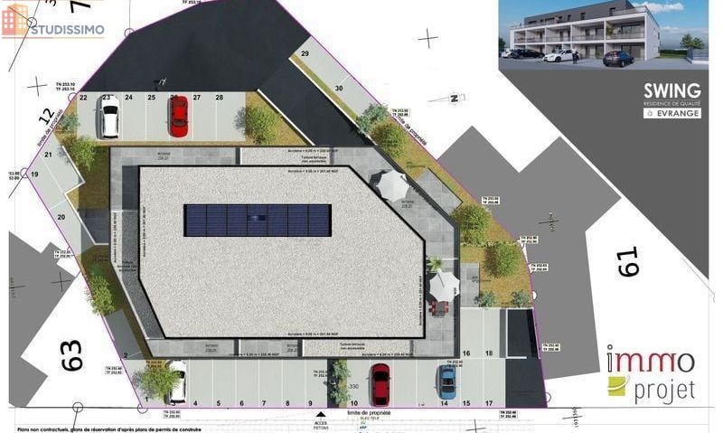 Studio 35m² Évrange - lumineux - Photo 2